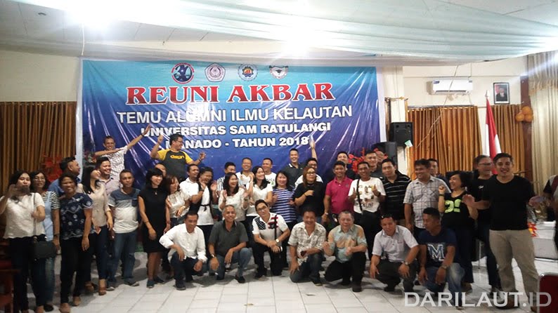Temu alumni Ilmu Kelautan Unsrat, Sabtu (28/7) di Manado. FOTO: DOK. ISTIMEWA