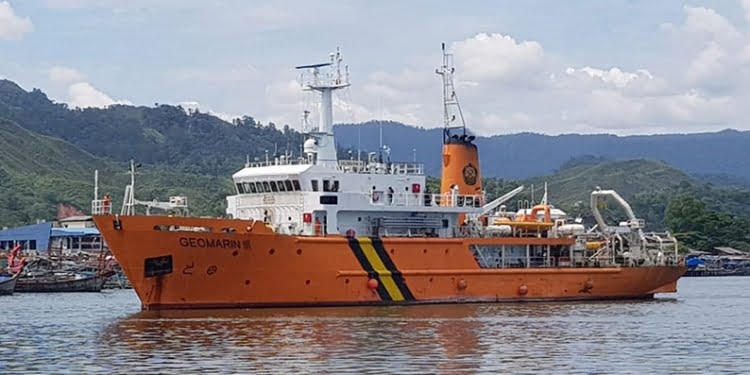 Kapal Riset Geomarin III Teliti Gas Biogenik di Cekungan Nias