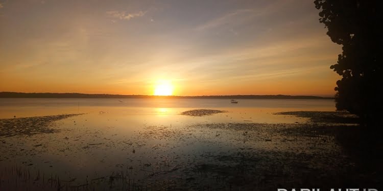 Belajar Mangrove di Matalalang, Bonus Sunset