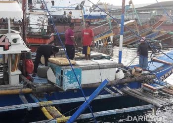 Kapal ikan asing ilegal asal Filipina. FOTO: DOK. PSDKP-KKP