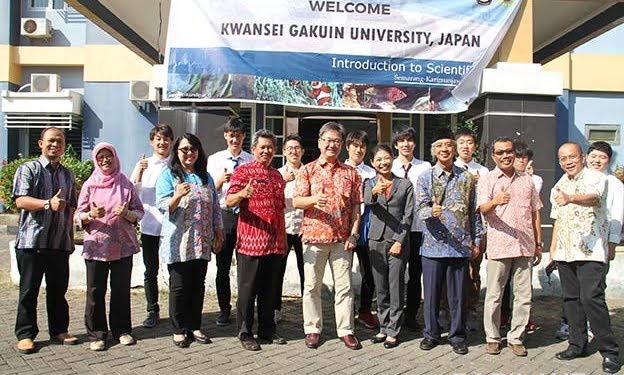 Pelatihan Diving, Universitas Kwansai Gakuin Jepang Kerjasama FPIK Undip