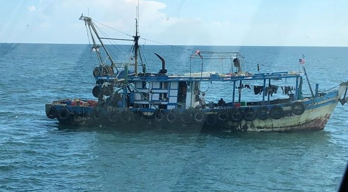 Kapal Ikan Malaysia Ditangkap di Nunukan