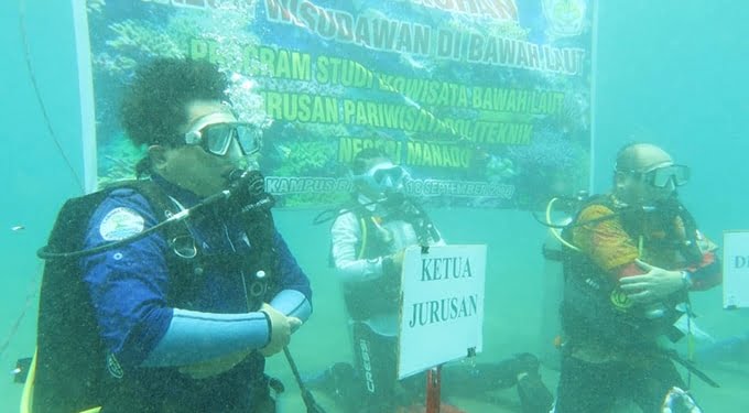 Politeknik Manado Gelar Kompetensi Keahlian Selam Dive Master