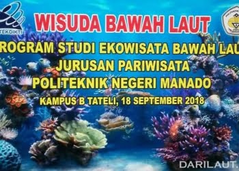 Hari Ini, Politeknik Negeri Manado Gelar Wisuda Bawah Laut