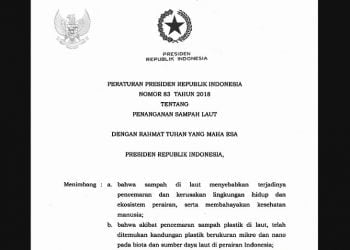 Indonesia Target Kurangi Sampah di Laut 70 Persen