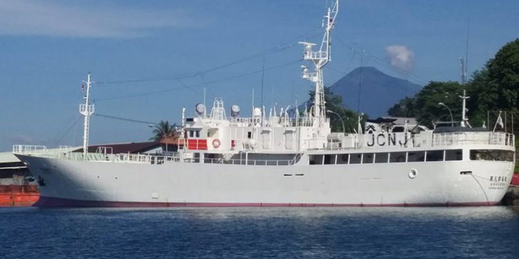 Berlayar Tanpa Mengibarkan Bendera Kapal Ikan Jepang Diberi Peringatan