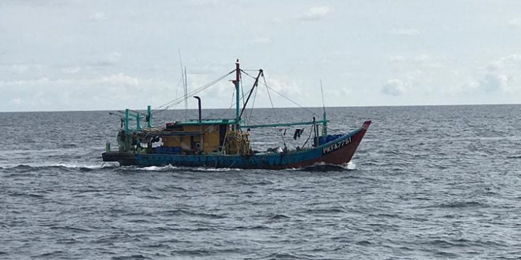 Masuk 1 Mil di Perairan Indonesia, Kapal Ikan Malaysia Ditangkap