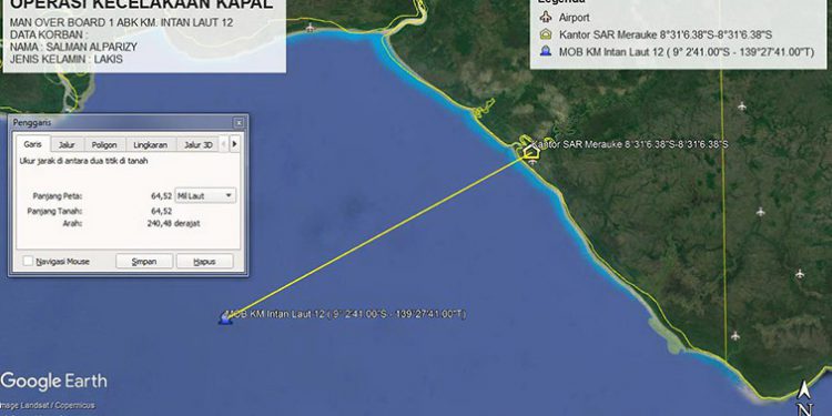 1 ABK Hilang di Laut Arafuru