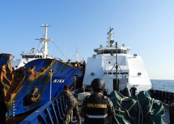 Kapal Ikan Asing Menurun Drastis di Perairan Indonesia