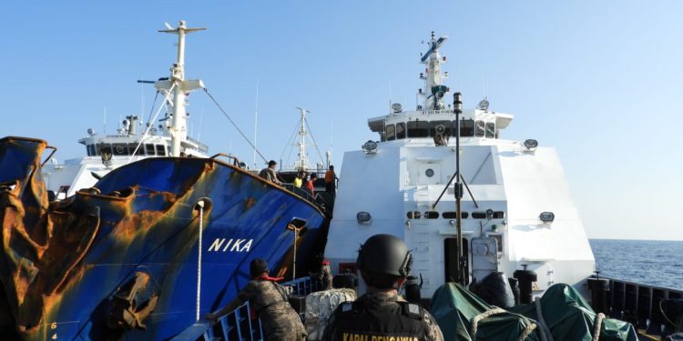 Kapal Ikan Asing Menurun Drastis di Perairan Indonesia