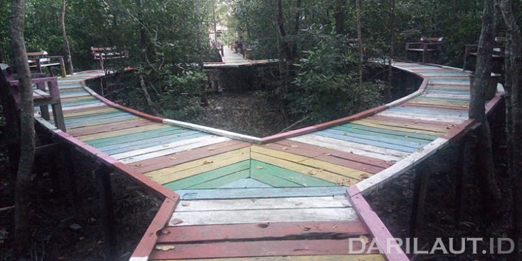 Jembatan Cinta, Tracking Mangrove di Sebatik, Perbatasan Indonesia-Malaysia