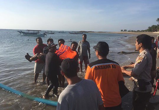 Nelayan Tenggelam di Perairan Kuta