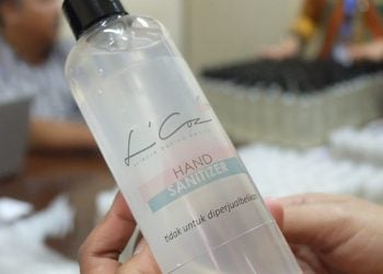 LIPI Produksi 300 Liter Hand Sanitizer