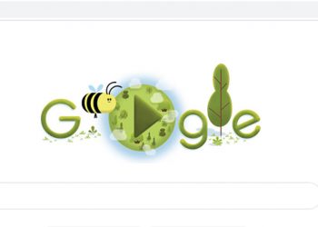 Hari Bumi, Lebah Dijadikan Logo Google