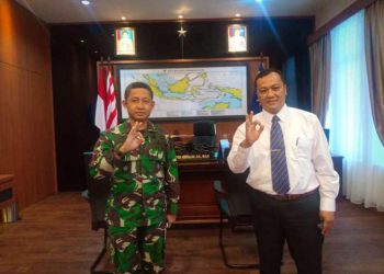 Silaturahim Rektor UMRAH, Danlantamal IV Dorong Dosen dan Mahasiswa Aktif Menulis