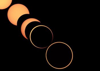 Ilustrasi Gerhana Matahari Cincin. BMKG