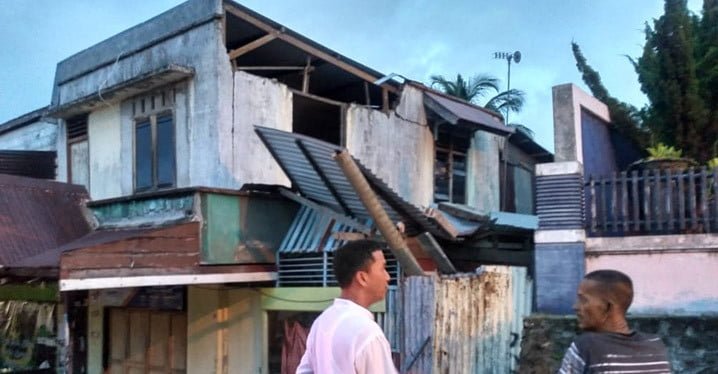 Gempa berkekuatan magnitudo 4,8 mengguncang Aceh, Kamis (4/6) pagi. FOTO: BNPB