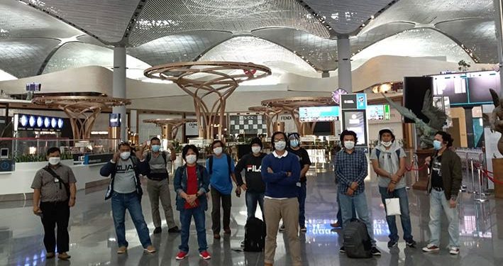 11 ABK di Istanbul Tiba di Indonesia
