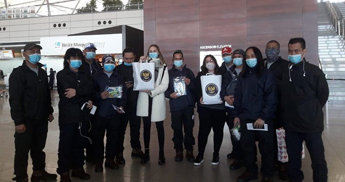 ABK Indonesia dari Montevideo dan Lisabon Tiba di Jakarta