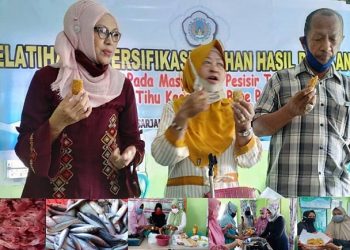 Ikan Melimpah, Pascasarjana UNG Latih Olahan Perikanan di Bone Bolango