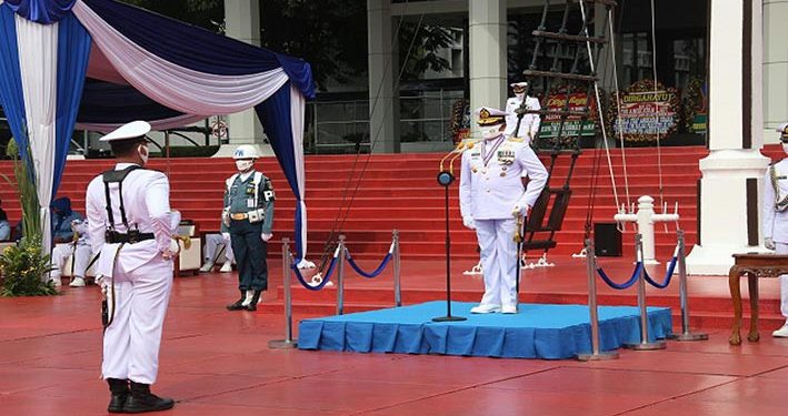 Kasal Pimpin Peringatan HUT ke-75 TNI Angkatan Laut