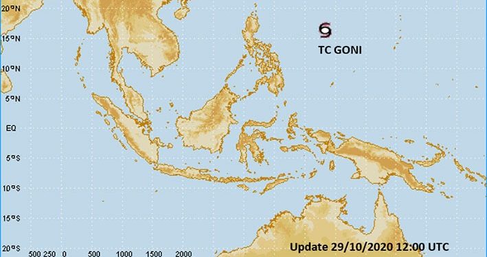 Siklon Tropis Goni Mulai Tumbuh di Samudera Pasifik