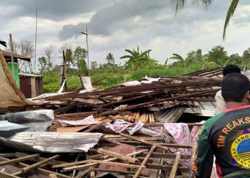 Puting Beliung Melanda 3 Desa di Barito Kuala