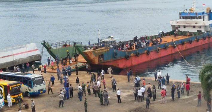 Pemulangan ABK di Bitung yang Pertama Melalui Jalur Laut