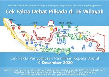 AMSI Gelar Cek Fakta Pilkada 2020 di 16 Wilayah
