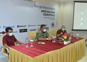 Rektor UNG Buka Pelatihan Cek Fakta AMSI Gorontalo