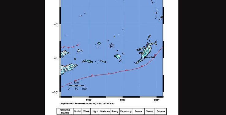 Sejarah Tsunami dan Gempa di Maluku Barat daya