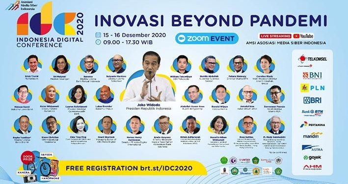 Presiden Jokowi Akan Membuka Indonesia Digital Conference 2020