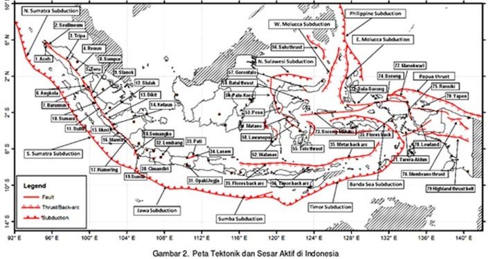 Januari 2021, BMKG Mencatat Peningkatan Aktivitas Gempa Tektonik di Indonesia