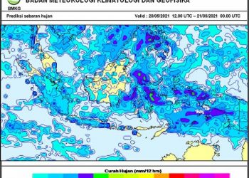 Prediksi Hujan Lebat dan Tinggi Gelombang Hingga Jumat Pagi