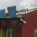 Salah satu rumah warga terdampak angin puting beliung di Kecamatan Gambut, Kabupaten Banjar, Provinsi Kalimantan Selatan, Jumat (28/5) pukul 14.59. FOTO: BPBD Kabupaten Banjar/BNPB