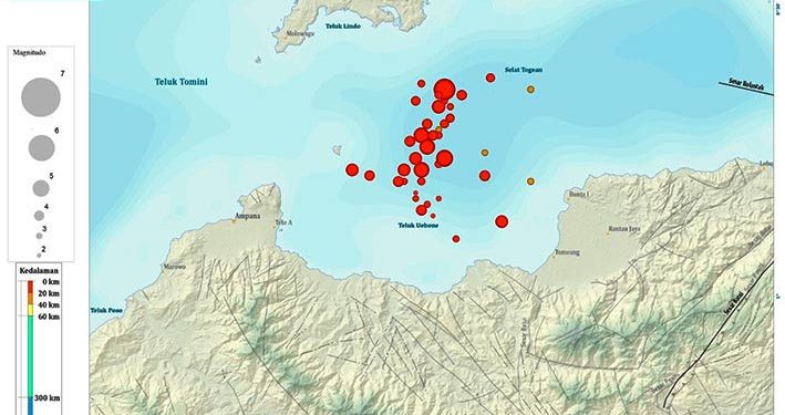 Gempa Togean Tojo Una-Una, Ada Dugaan Pergerakan Sesar Lokal Selatan-Utara