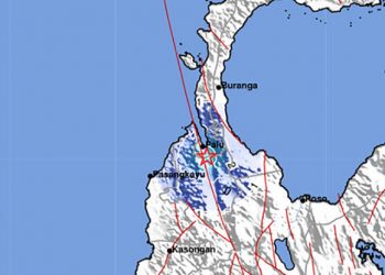 Gempa Kuat Menguncang Kota Palu