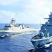 Kapal Perang Indonesia dan Jerman Latihan Bersama di Laut Mediterania