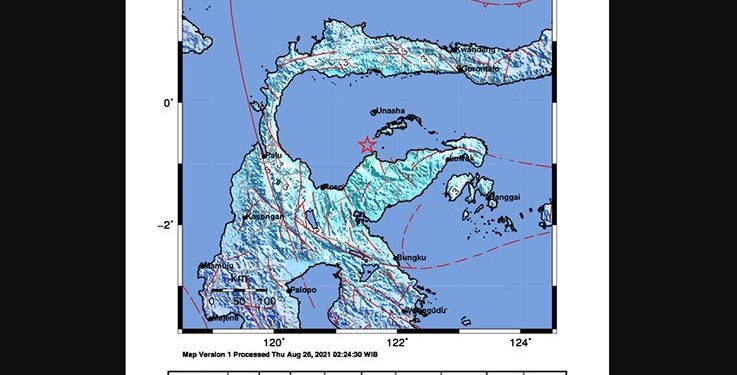 Gempa Kuat Mengguncang Tojo Una-Una