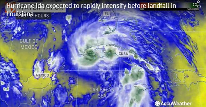 Badai Ida yang Sangat Berbahaya Menuju Louisiana