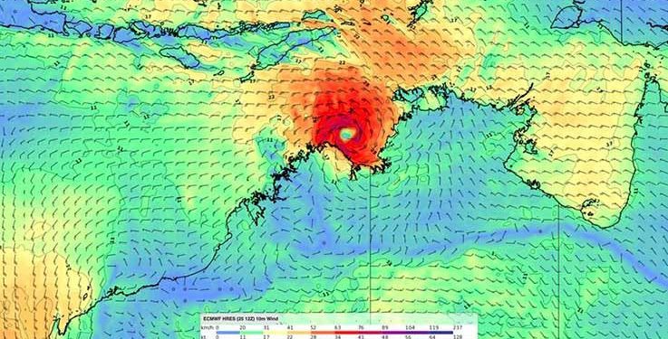 Siklon Tropis Anika Berpotensi Angin Kencang dan Gelombang Tinggi di Indonesia