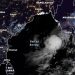 Badai tropis Asani terbentuk di Laut Andaman, tenggara Teluk Benggala, Senin (21/3) malam. GAMBAR: ZOOM EARTH