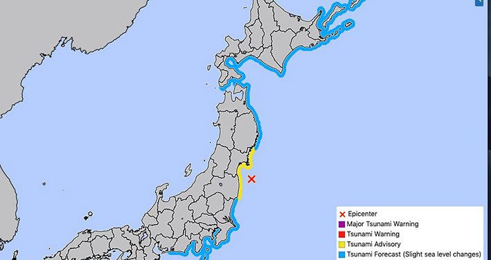 Peringatan Tsunami Setelah Gempa M7,3 di Jepang