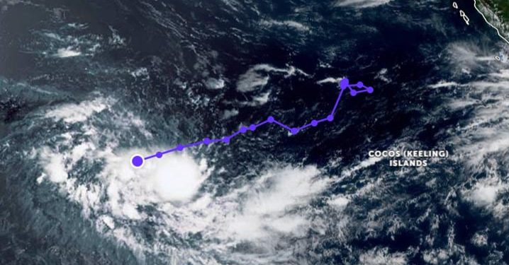 Bibit Siklon Tropis 94S Konsolidasi di Samudra Hindia