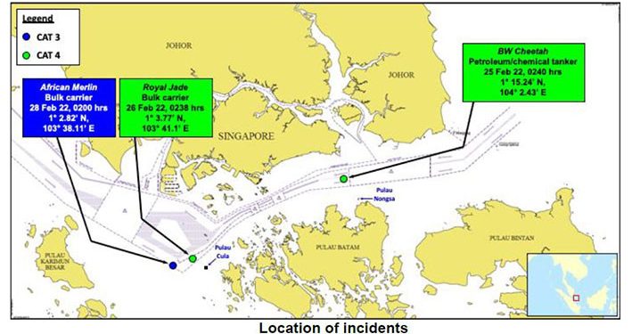 Akhir Februari, Tiga Perampokan Kapal Terjadi di Selat Singapura