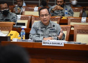 Kepala Bakamla RI Laksamana madya TNI Dr. Aan Kurnia. FOTO: BAKAMLA