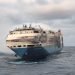 Kapal kargo Felicity Ace yang dilaporkan terbakar di Samudra Atlantik 16 Februari 2022, tenggelam 1 Maret. FOTO: PORTUGUESE NAVY/GCAPTAIAN.COM