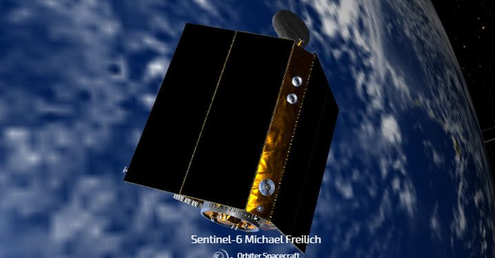 Satelit Sentinel-6 Ambil Alih Pengukuran Permukaan Laut Global