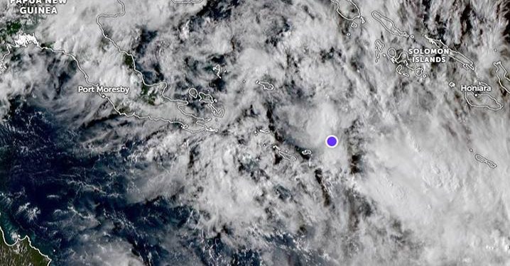 Bibit Siklon Tropis 90P Berkembang di Laut Solomon