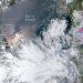 Bibit Siklon Tropis 92B tumbuh di antara Kepulauan Andaman dan Nicobar, Rabu (4/5). GAMBAR: ZOOM.EARTH